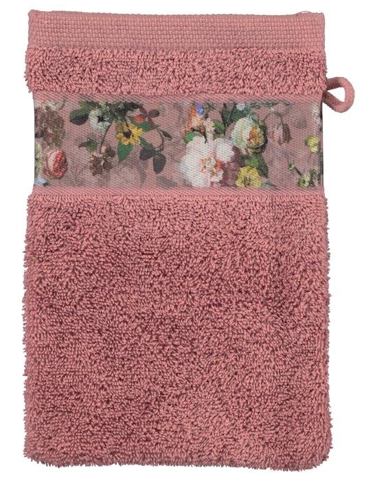 Washand Dusty rose Fleur